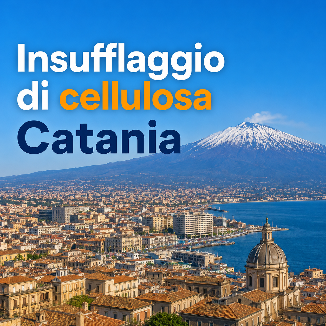 Insufflaggio di cellulosa a Catania