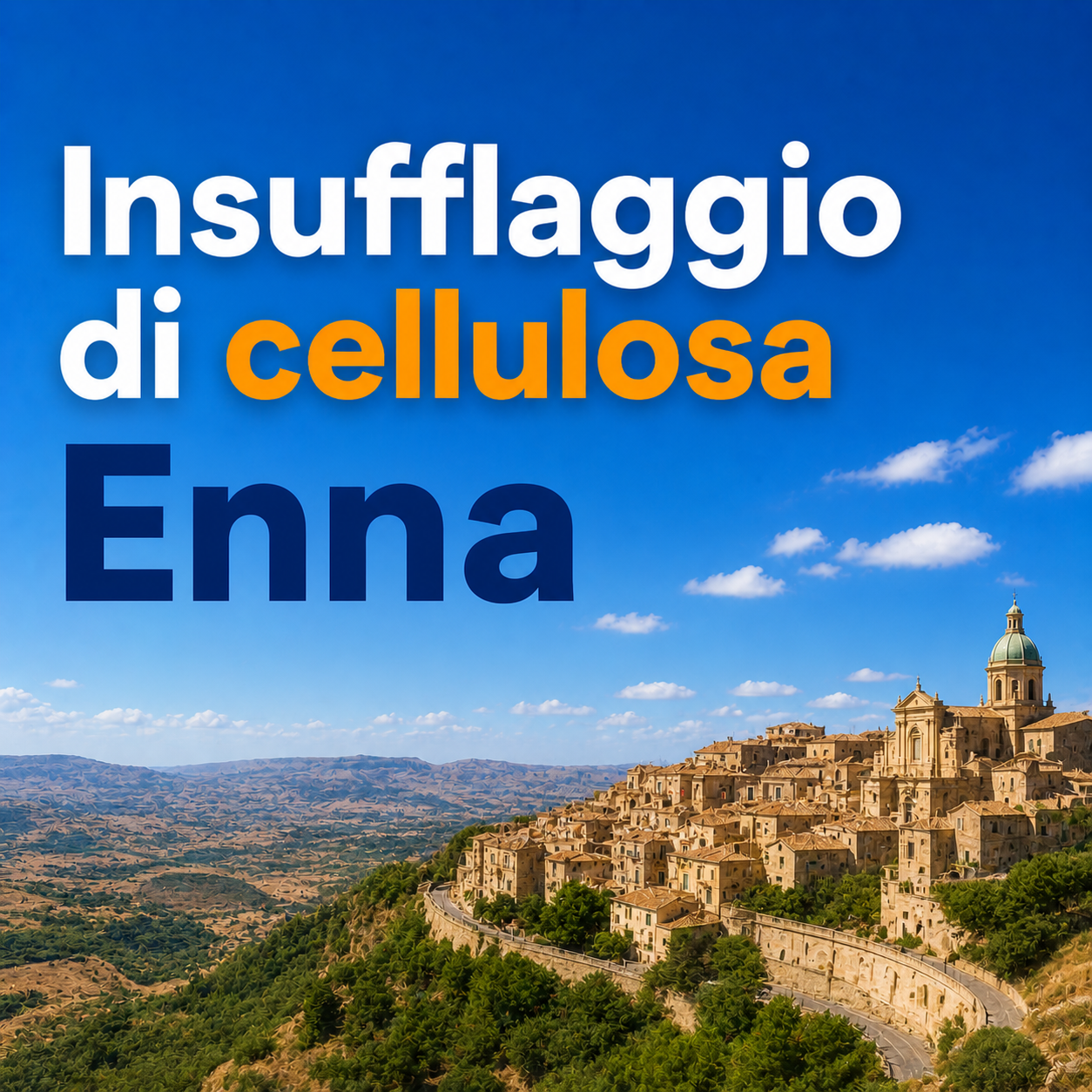 Insufflaggio di cellulosa a Enna