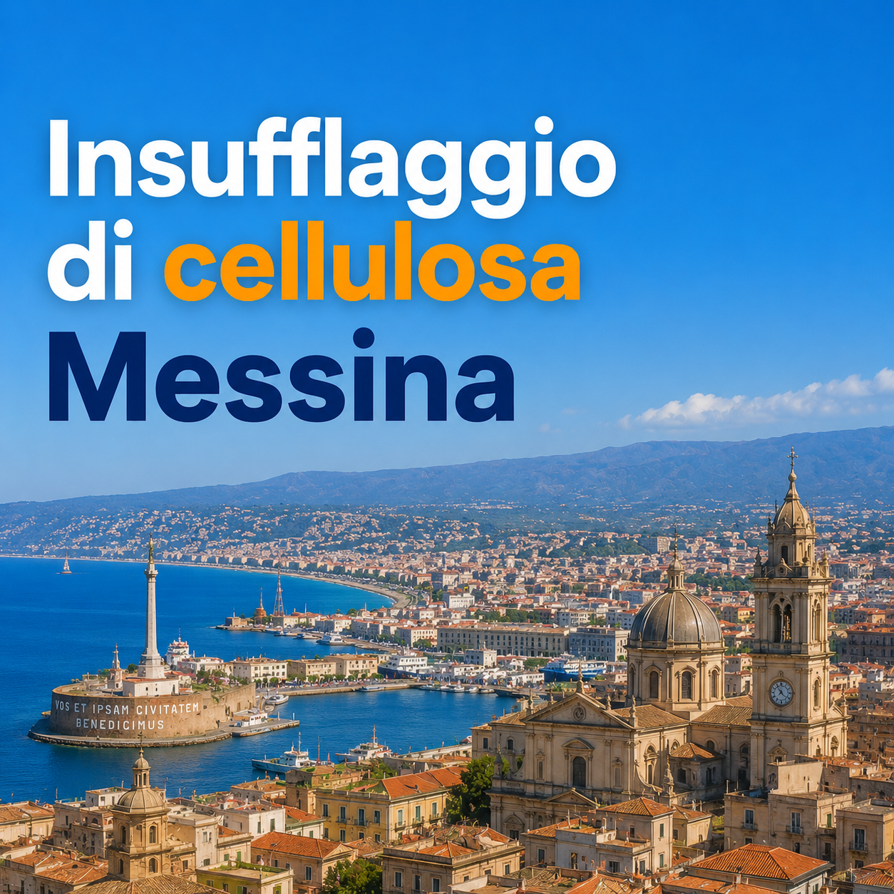 Insufflaggio di cellulosa a Messina