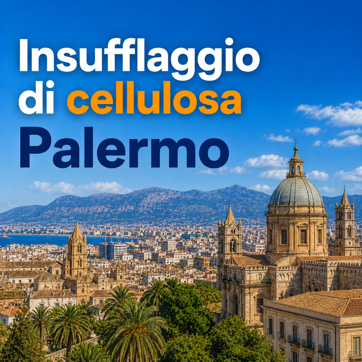 Insufflaggio di cellulosa a Palermo
