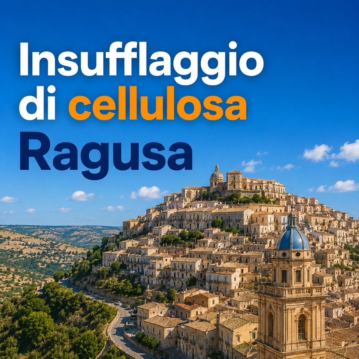 Insufflaggio di cellulosa a Ragusa